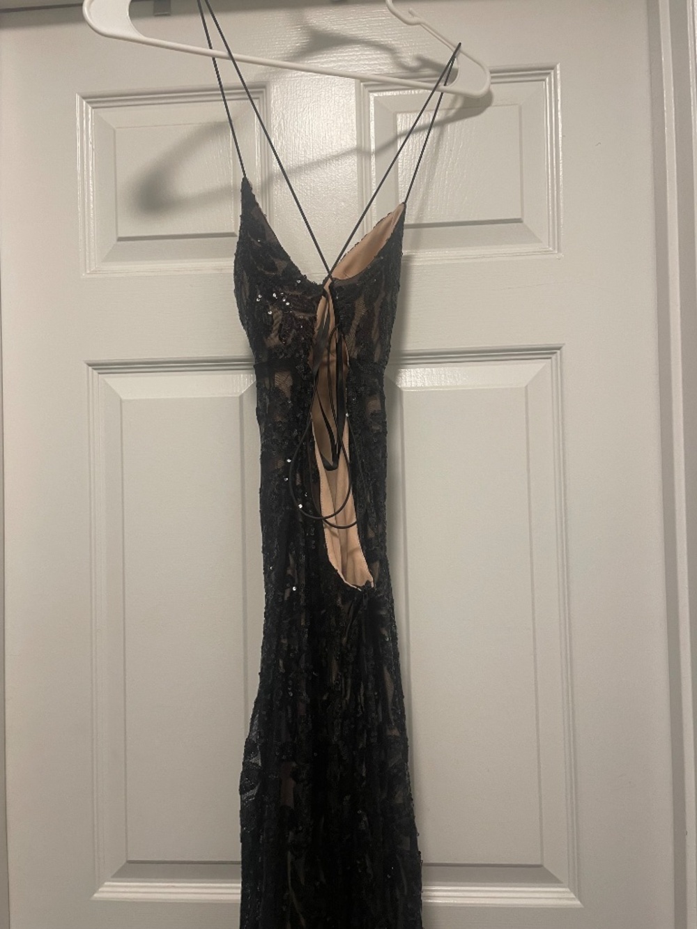 Black/tan prom dress - Picture 2 of 3